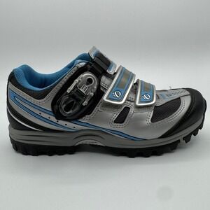 Pearl Izumi Enduro II Cycling Shoes Women's 8 EU 39 Silver Blue Mountain Bike